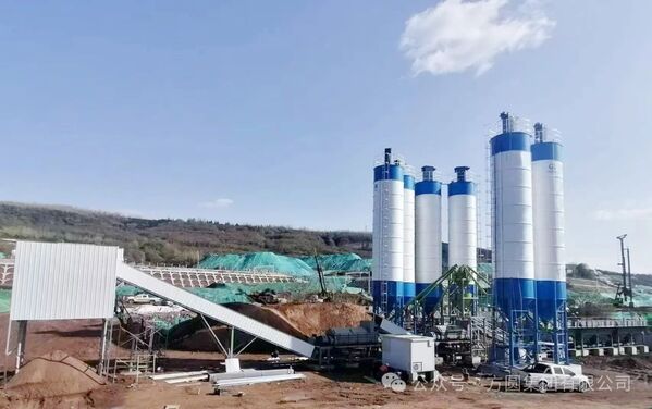 方圆集团稳定土拌和站助力亚洲最大的高铁站——西安东站项目建设
