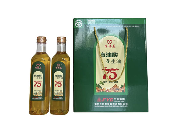 高油酸花生油礼盒750ML 2瓶